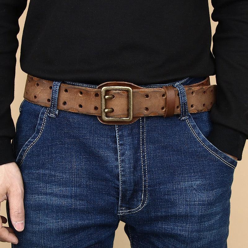 Belt Leather For Women Model Azul by Zictor