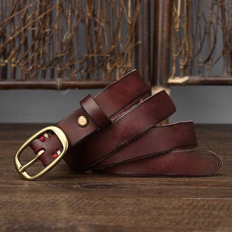 Belt Leather For Women Model Blaeke by Zictor