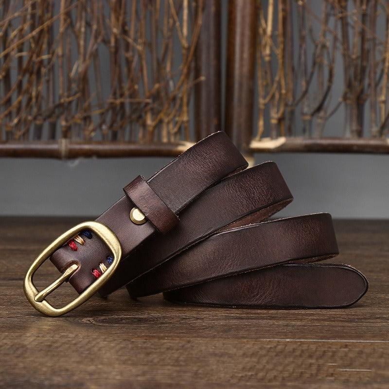 Belt Leather For Women Model Blaeke by Zictor