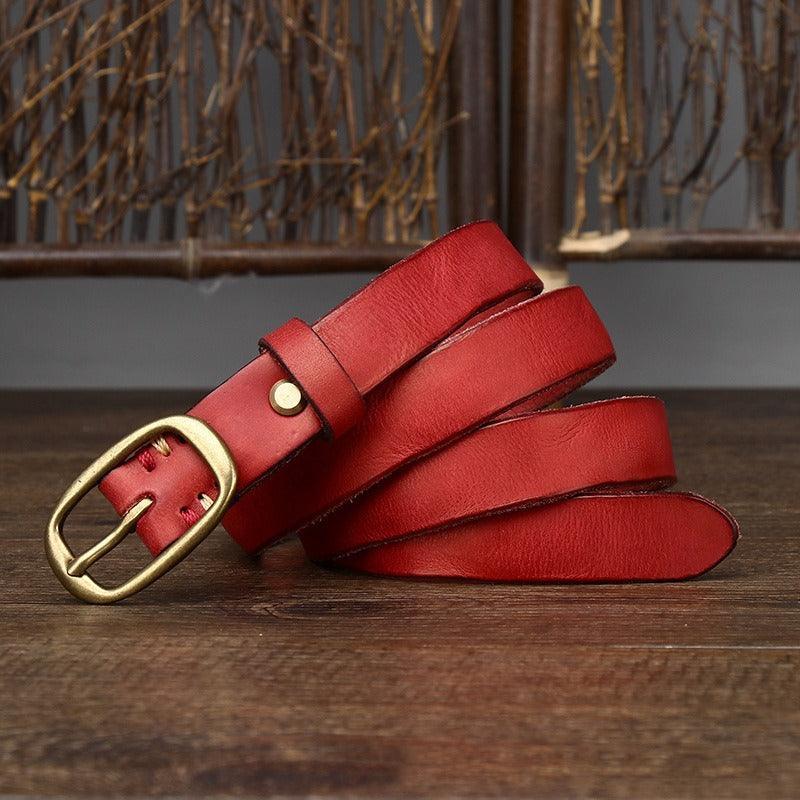 Belt Leather For Women Model Blaeke by Zictor