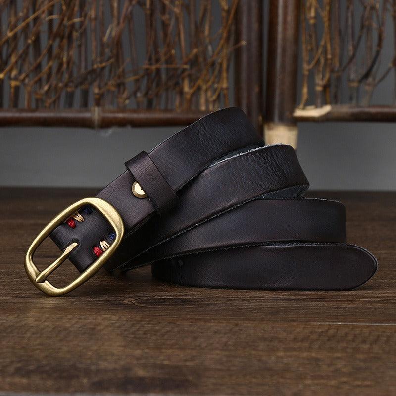 Belt Leather For Women Model Blaeke by Zictor
