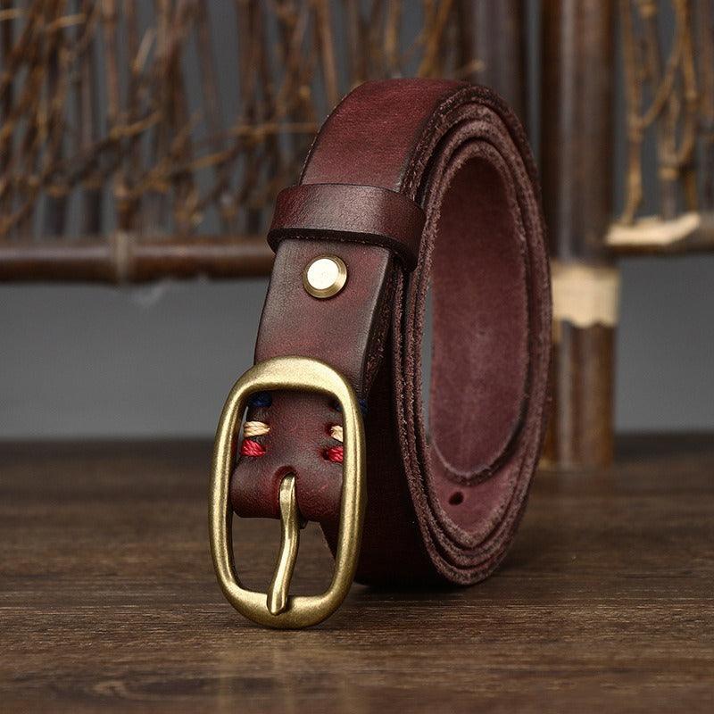 Belt Leather For Women Model Blaeke by Zictor
