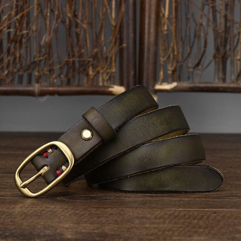 Belt Leather For Women Model Blaeke by Zictor