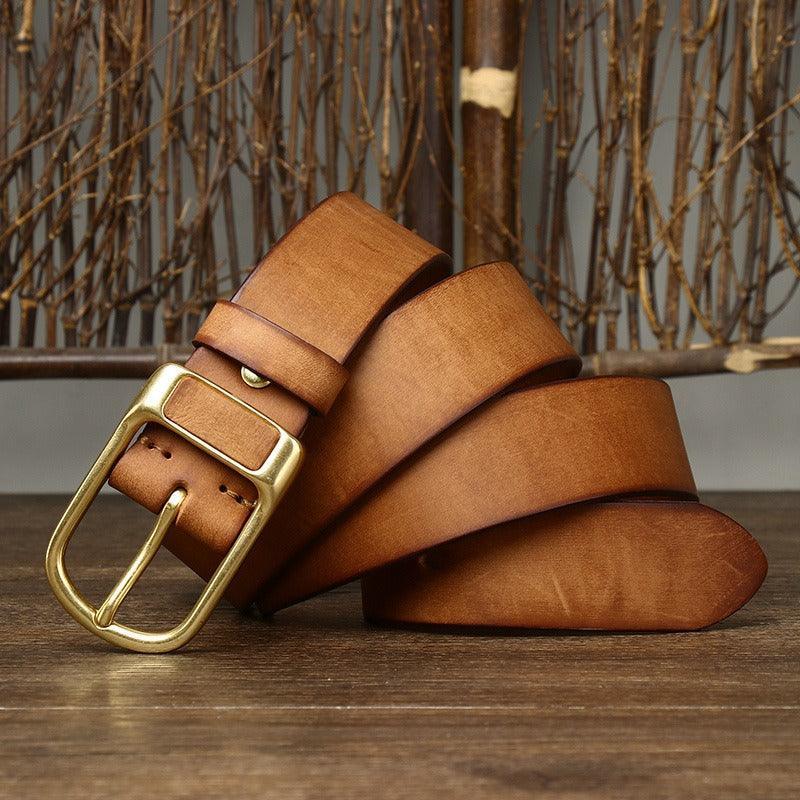 Belt in leather for women, model Dali - Zictor
