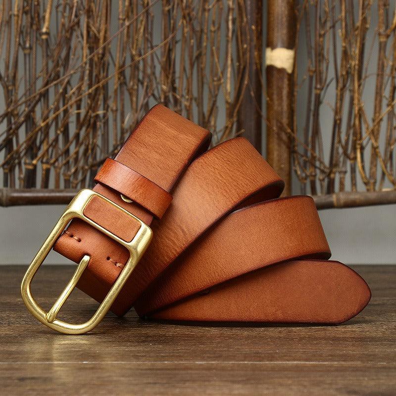 Belt in leather for women, model Dali - Zictor