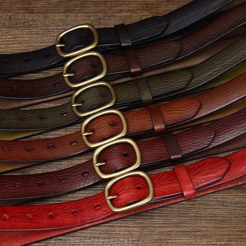Belt Leather For Women Model Doran by Zictor