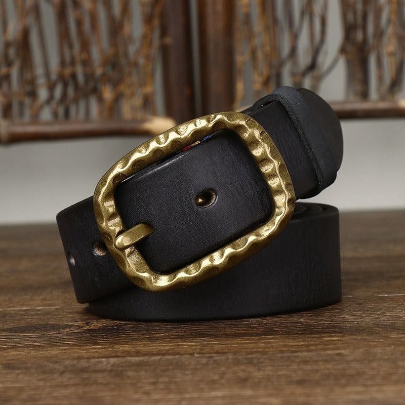 Belt in leather for women, model Ellisonah - Zictor