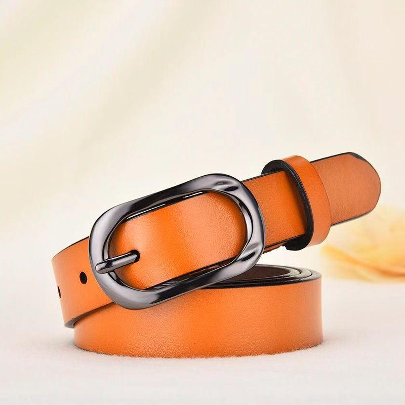 Belt in leather for women, model Emeree - Zictor