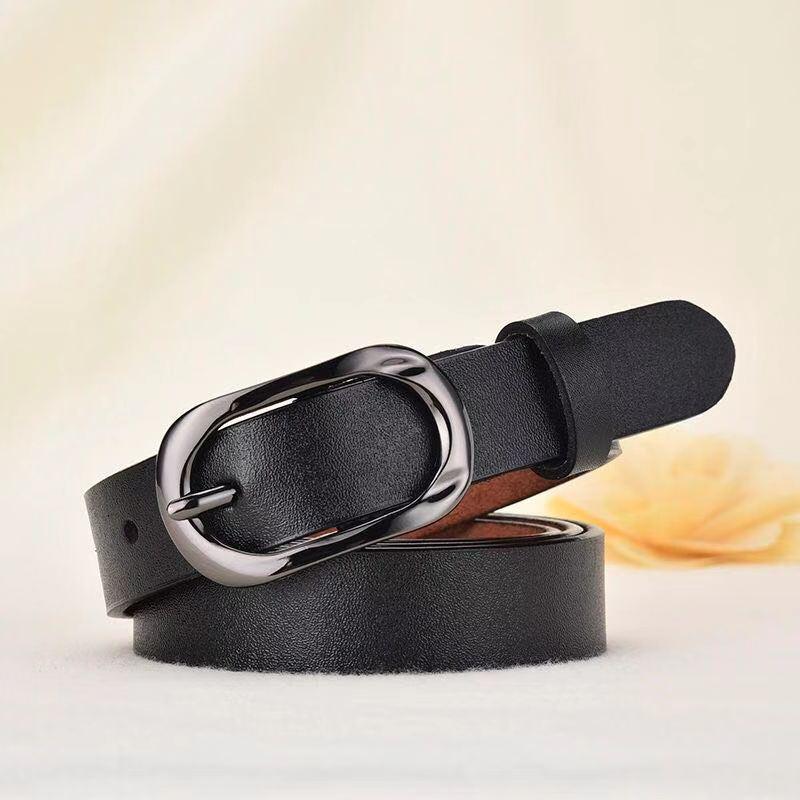 Belt in leather for women, model Emeree - Zictor