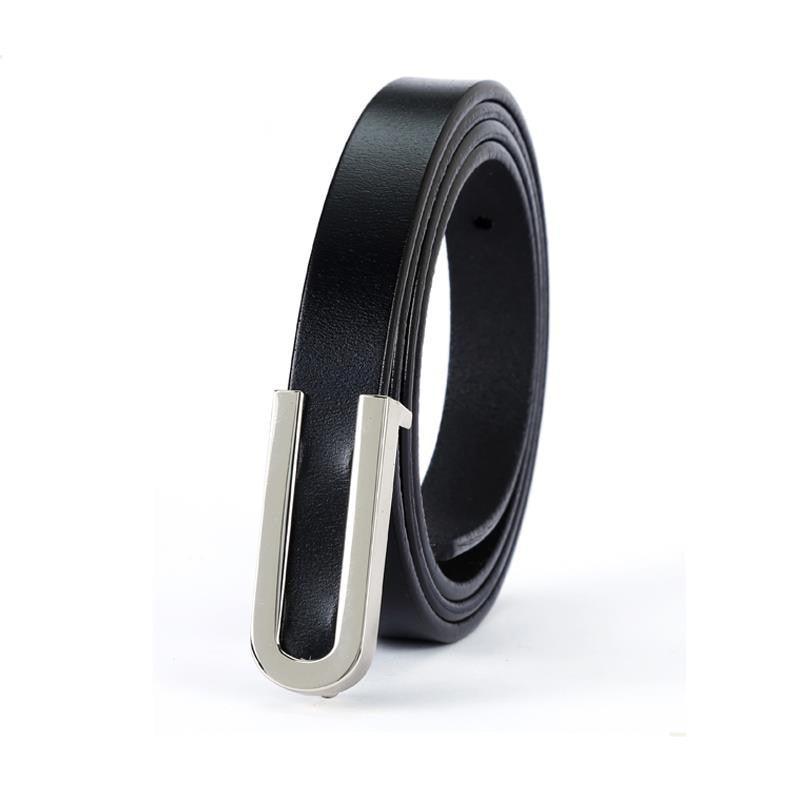 Belt in leather for women, model Jackie - Zictor