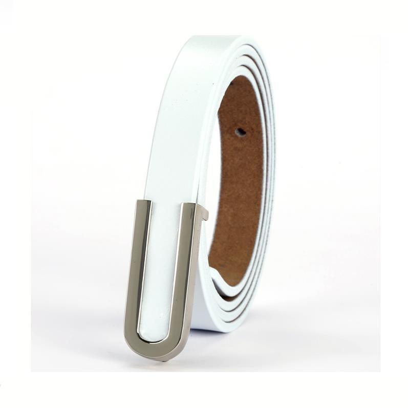 Belt in leather for women, model Jackie - Zictor