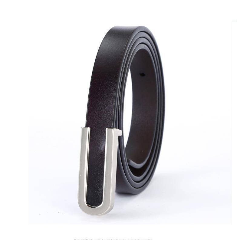 Belt in leather for women, model Jackie - Zictor