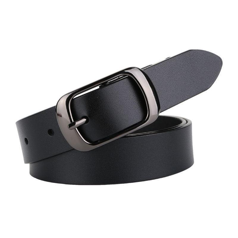 Belt in leather for women, model Jaime - Zictor