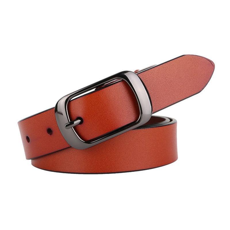 Belt in leather for women, model Jaime - Zictor