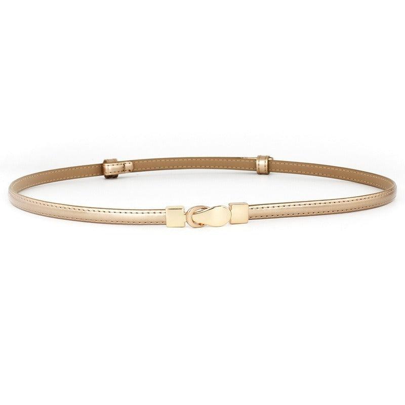 Belt in leather for women, model Juma - Zictor