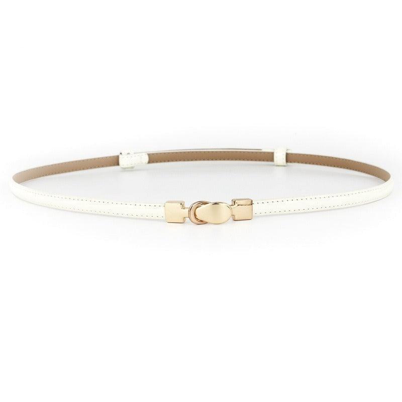 Belt in leather for women, model Juma - Zictor