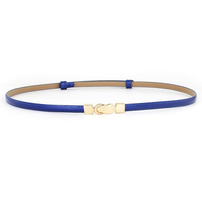 Belt in leather for women, model Juma - Zictor