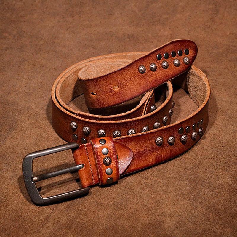 Belt in leather for women, model Lux - Zictor