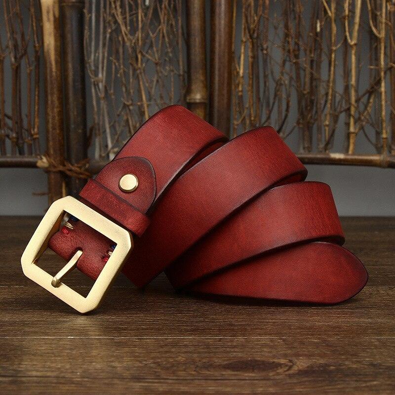 Belt in leather for women, model Lynn - Zictor