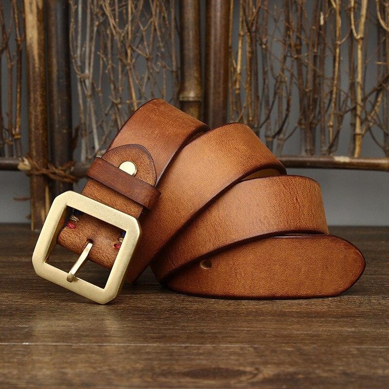 Belt in leather for women, model Lynn - Zictor
