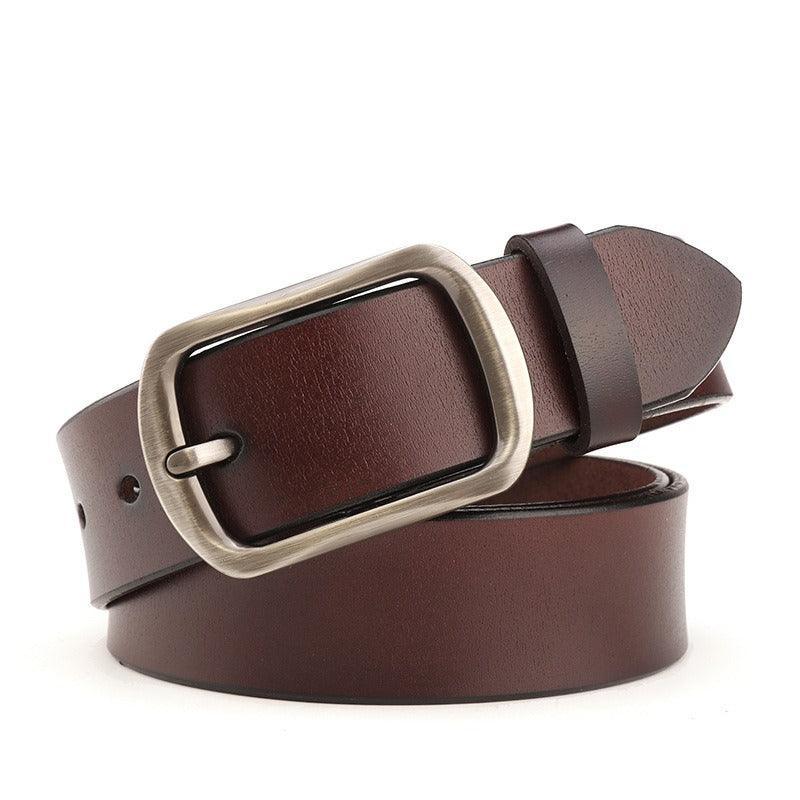 Belt in leather for women, model Marvel - Zictor