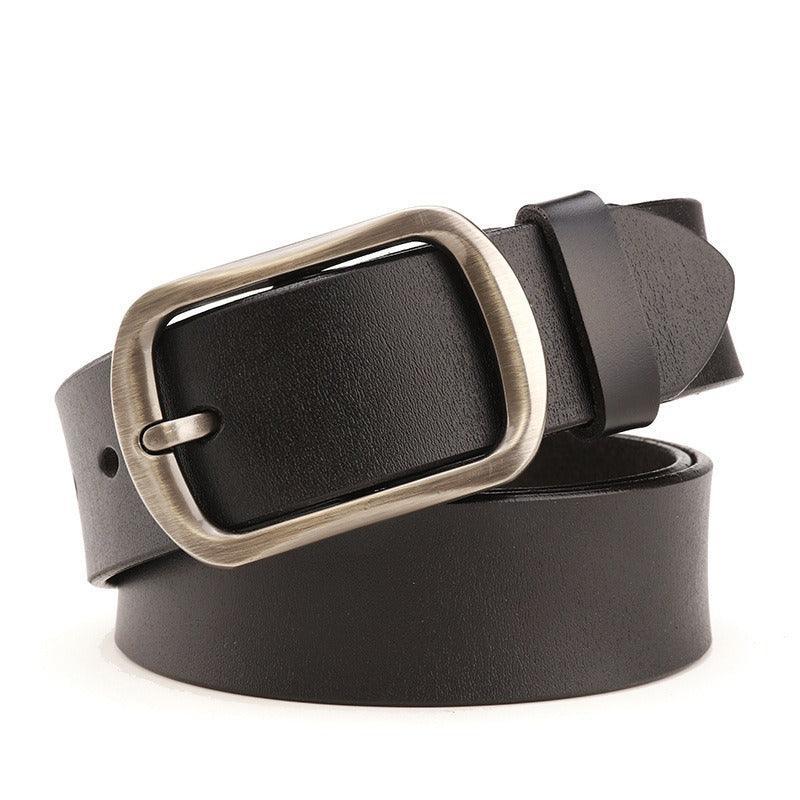 Belt in leather for women, model Marvel - Zictor
