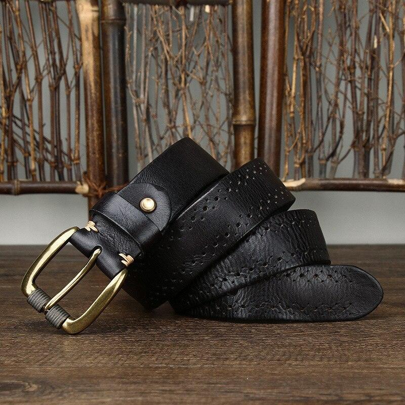 Belt in leather for women, model MorgMaayan - Zictor