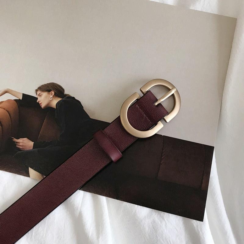 Belt Leather For Women Model Myka by Zictor