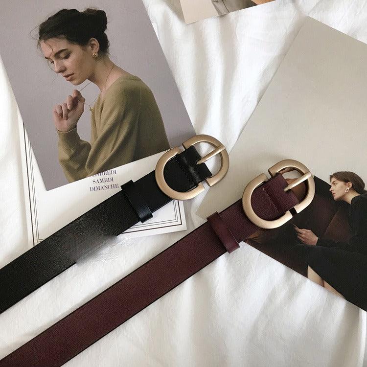 Belt Leather For Women Model Myka by Zictor