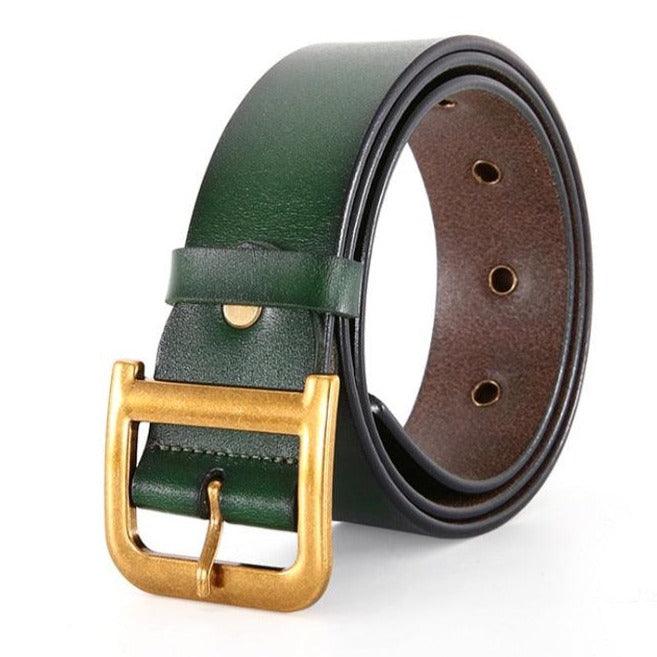 Belt in leather for women, model Oasis - Zictor