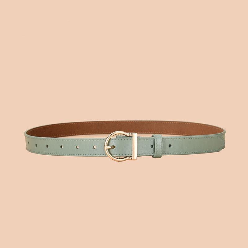 Belt in leather for women, model Rae - Zictor
