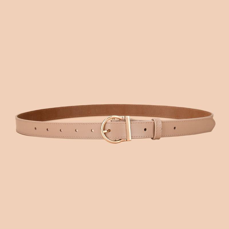 Belt in leather for women, model Rae - Zictor