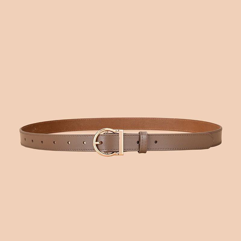 Belt in leather for women, model Rae - Zictor
