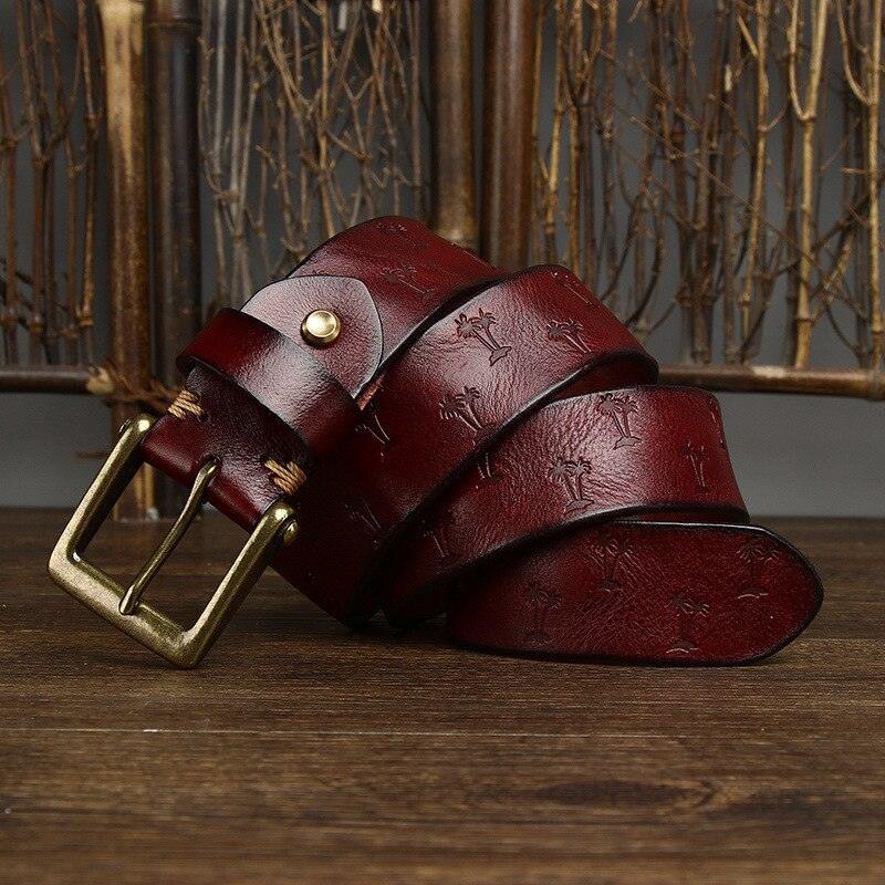 Belt in leather for women, model Raeganey - Zictor