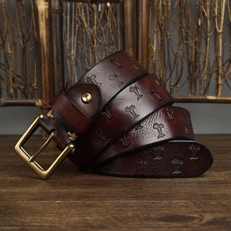 Belt in leather for women, model Raeganey - Zictor