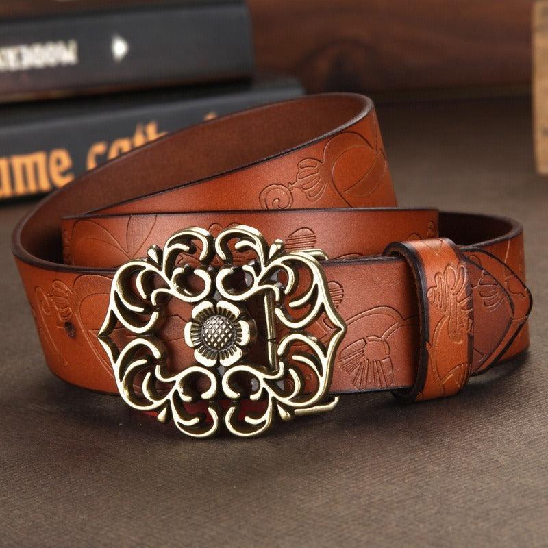 Belt Leather For Women Model Shadow by Zictor