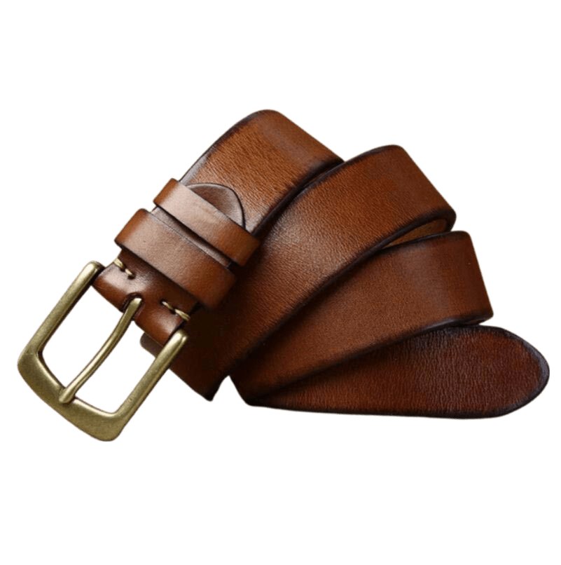 Belt in leather for women, model Solal - Zictor