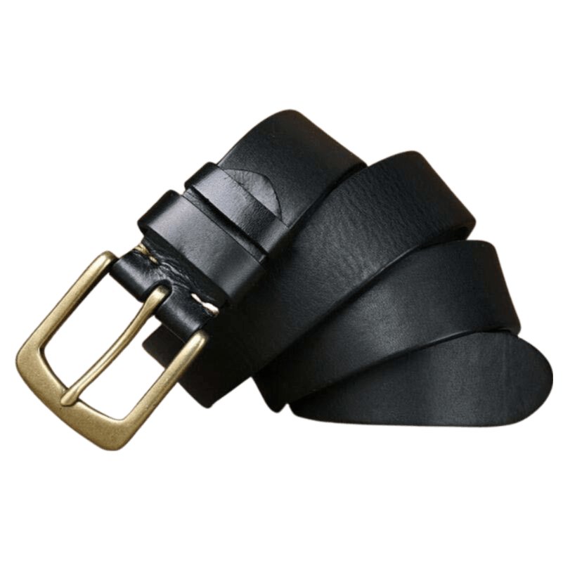 Belt in leather for women, model Solal - Zictor