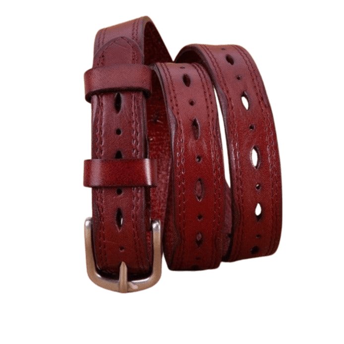 Belt Leather For Women Model Ivory by Zictor