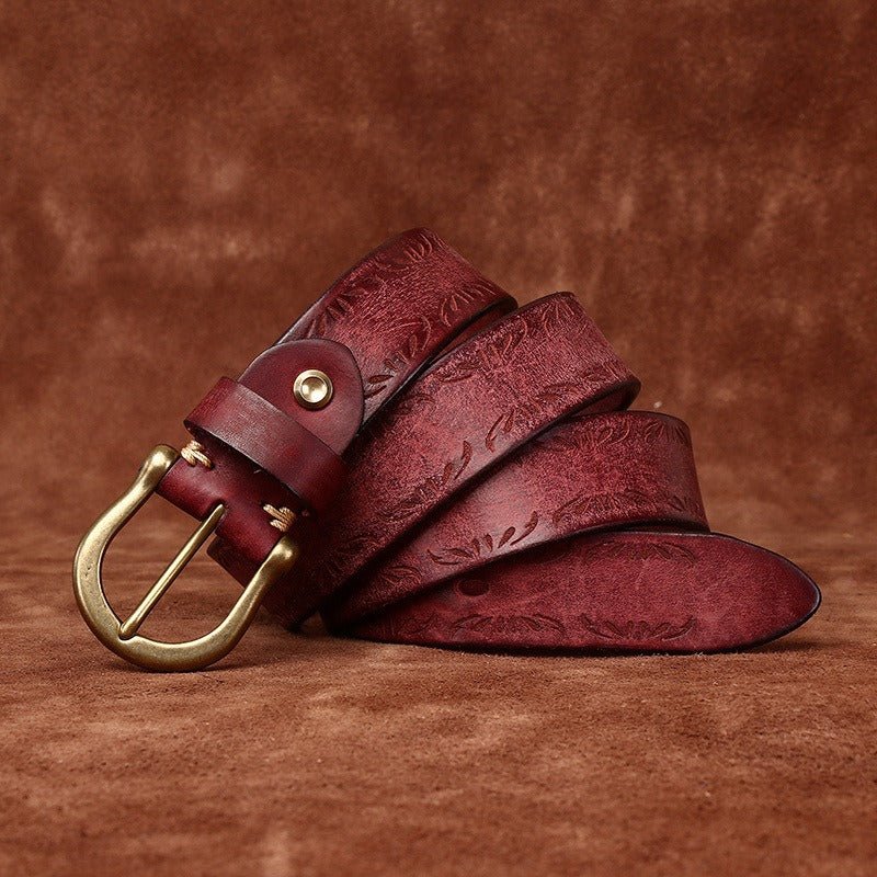 Copie Of Belt In Leather For Women Ou Men Model Allyn by Zictor
