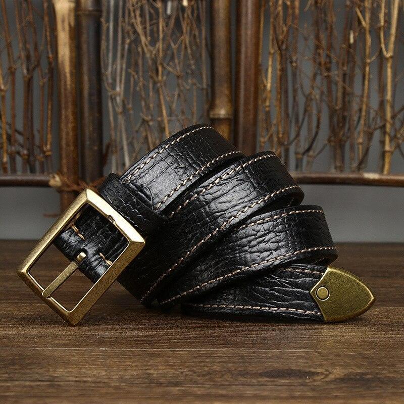 Belt in leather for women ou men, model Eris - Zictor
