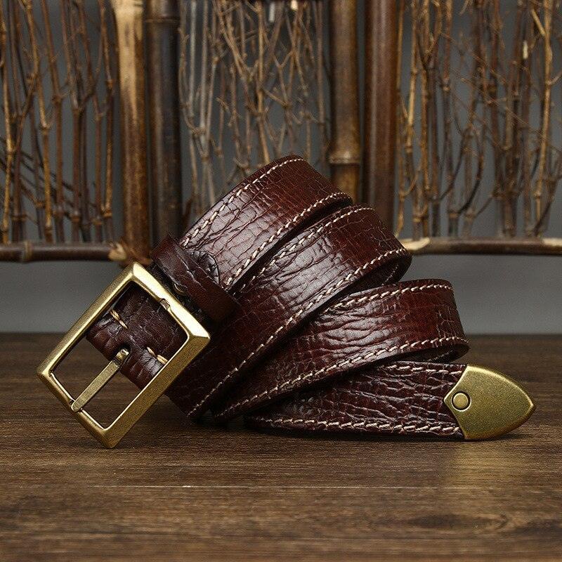 Belt in leather for women ou men, model Eris - Zictor
