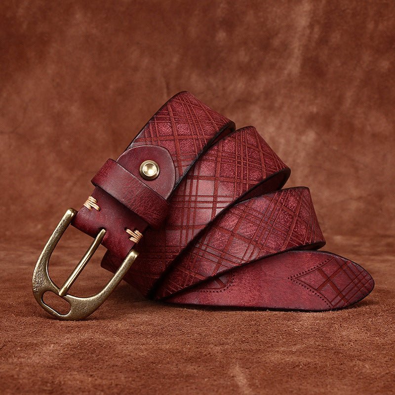 Belt Leather For Women Ou Men Model Arielu by Zictor