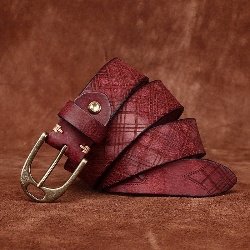 Belt Leather For Women Ou Men Model Arielu by Zictor