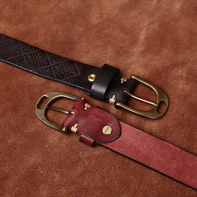 Belt Leather For Women Ou Men Model Arielu by Zictor