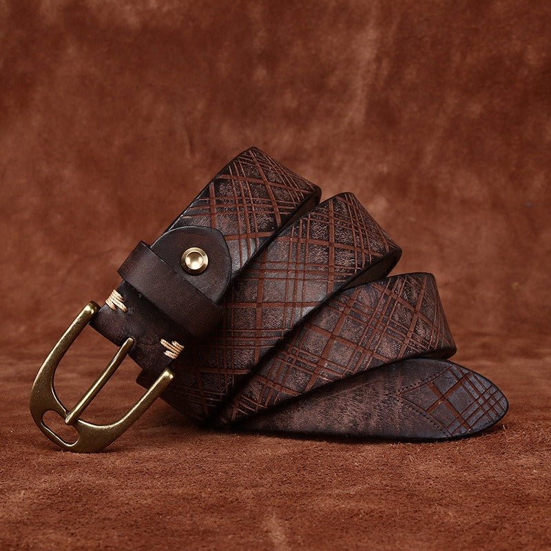 Belt Leather For Women Ou Men Model Arielu by Zictor