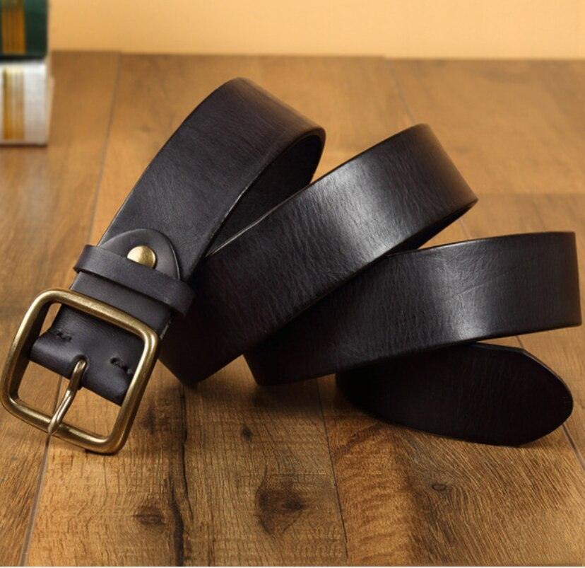 Belt in leather for women ou men, model Peyton - Zictor