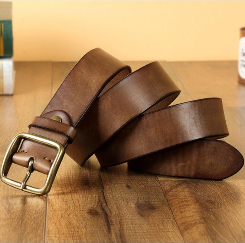 Belt in leather for women ou men, model Peyton - Zictor