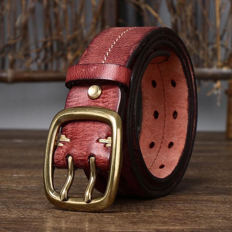 Belt Leather For Women Ou Men Model Ravi by Zictor