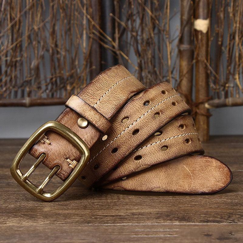 Belt Leather For Women Ou Men Model Ravi by Zictor